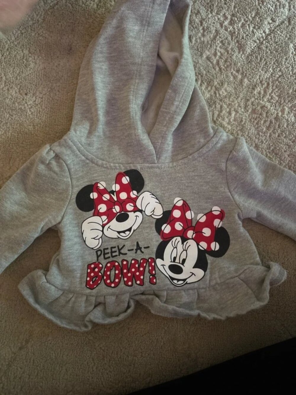 Newborn mini mouse sweatshirt